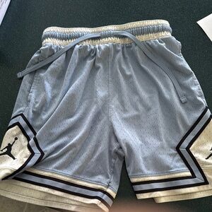 Men's Light Blue Athletic Shorts
